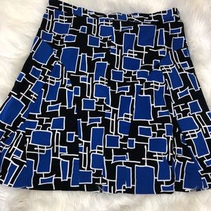 DKNY Geometric print skirt